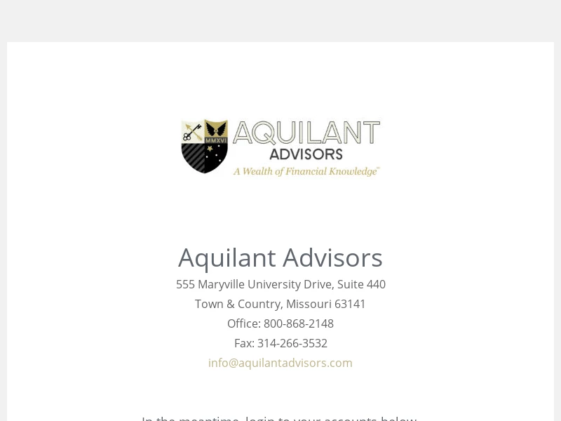 Home | Aquilant Advisors