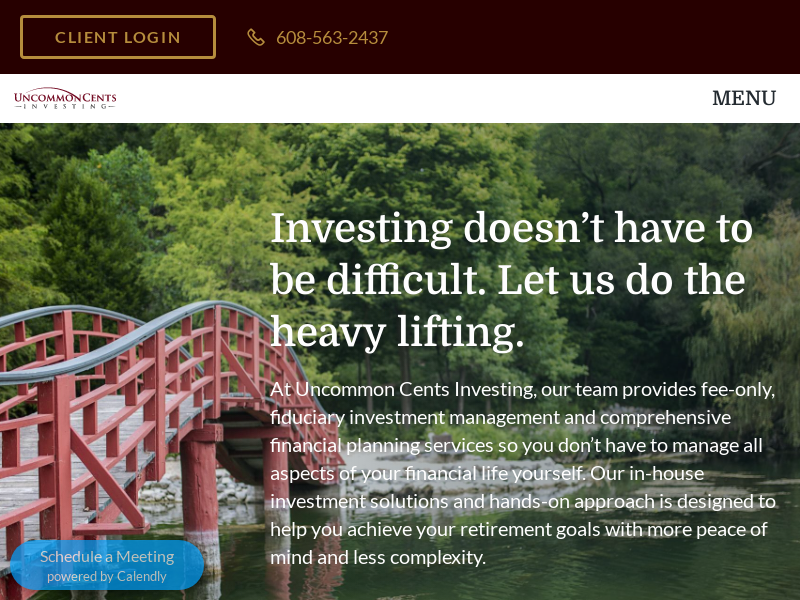 Uncommon Cents Investing | Fee Only Financial Advisors