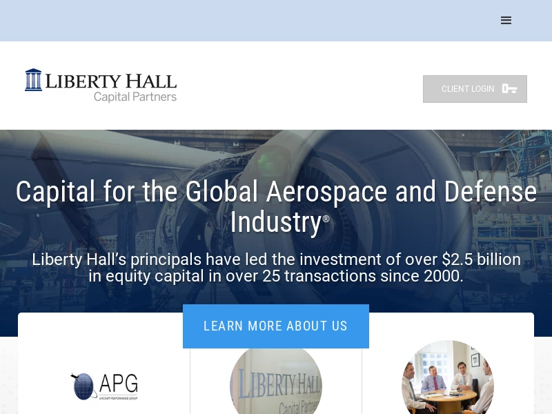 Liberty Hall Capital Partners, L.P. – Capital for the Global Aerospace and Defense Industry