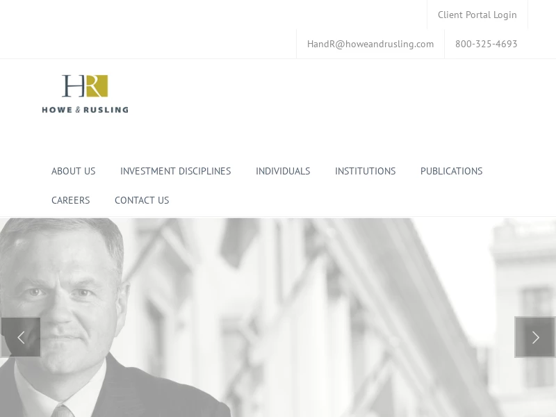 Wealth Management Rochester NY | Howe & Rusling | Rochester Investment Advisory RIA Firm
