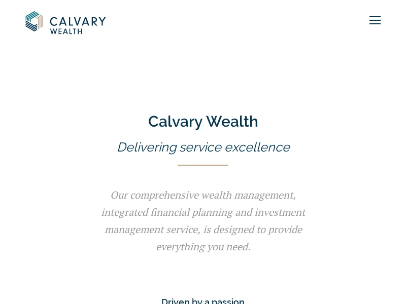 calvarywealth.com – Delivering Service Excellence