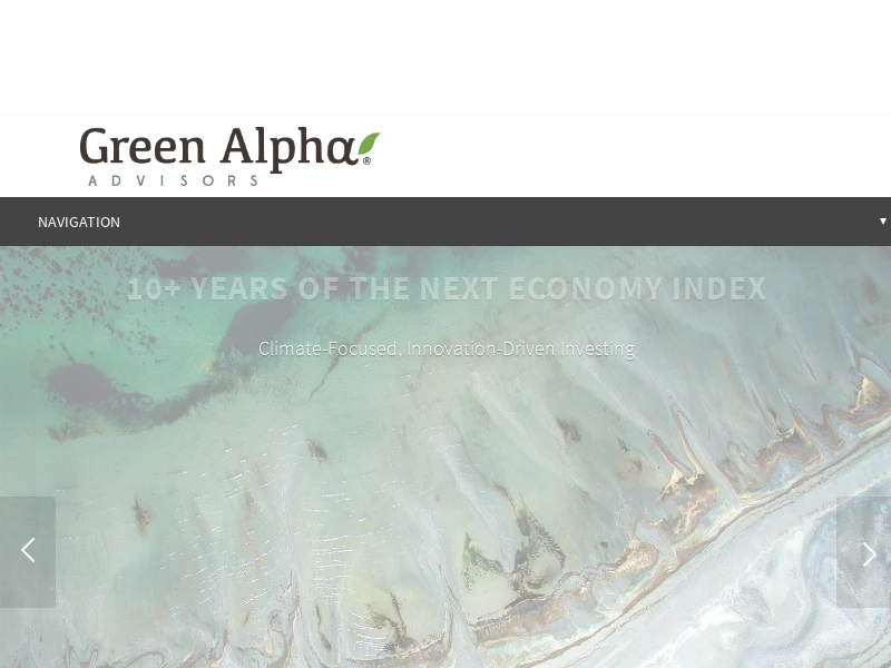 HOME - Green Alpha InvestmentsGreen Alpha Investments
