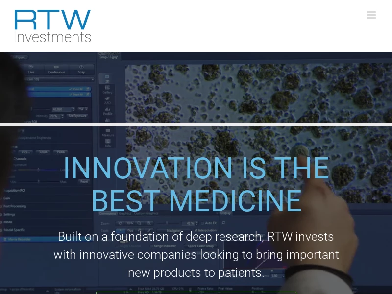 RTW – Life sciences investment and innovation firm