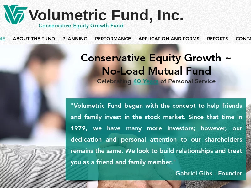 Volumetric Fund | Mutual Fund | New York