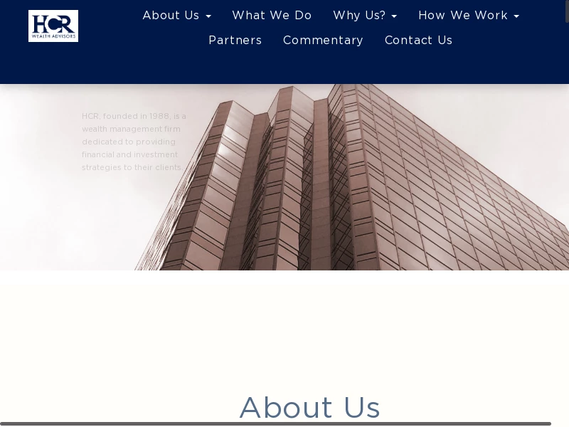 HCR Wealth Advisors: Los Angeles Financial and Investment Advisors