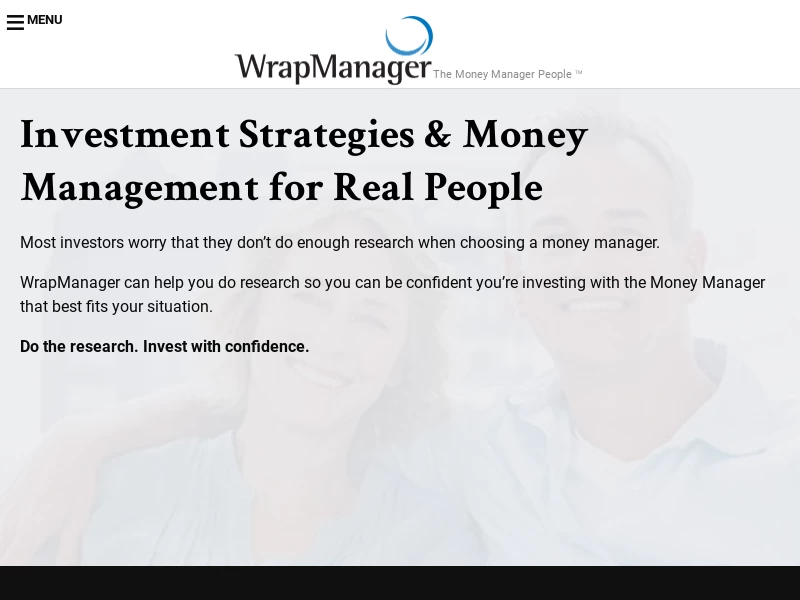 Money Manager Research | Goals-Based Financial Planning | WrapManager