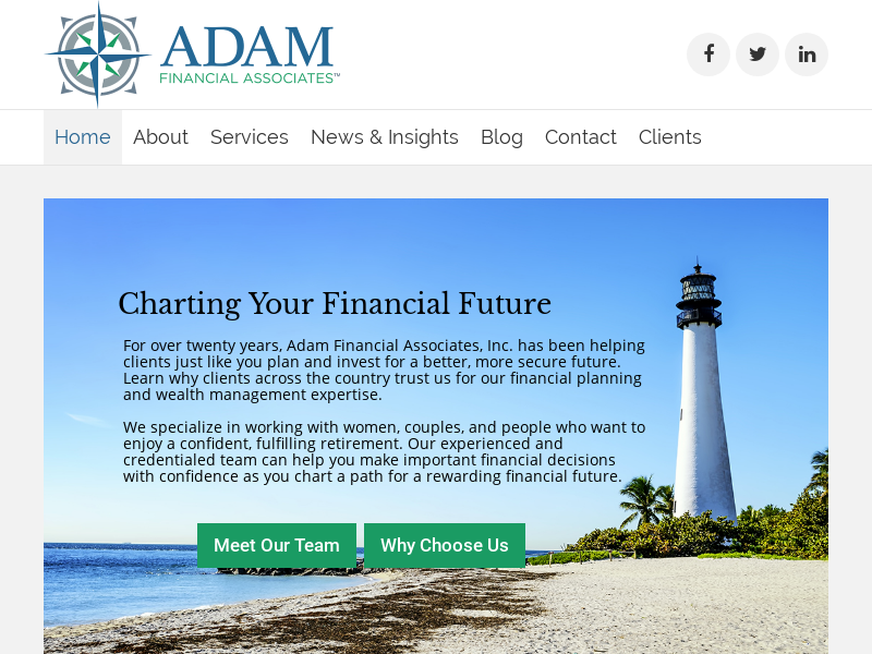 Adam Financial Associates - Wealth Management, Retirement Planning, Financial Planning