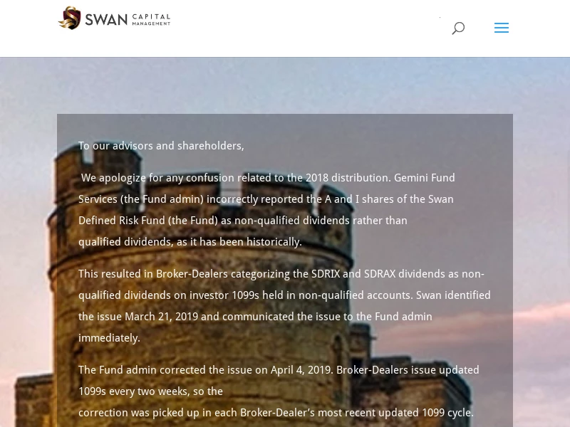 Swan Defined Risk Funds | Swan Global Investments