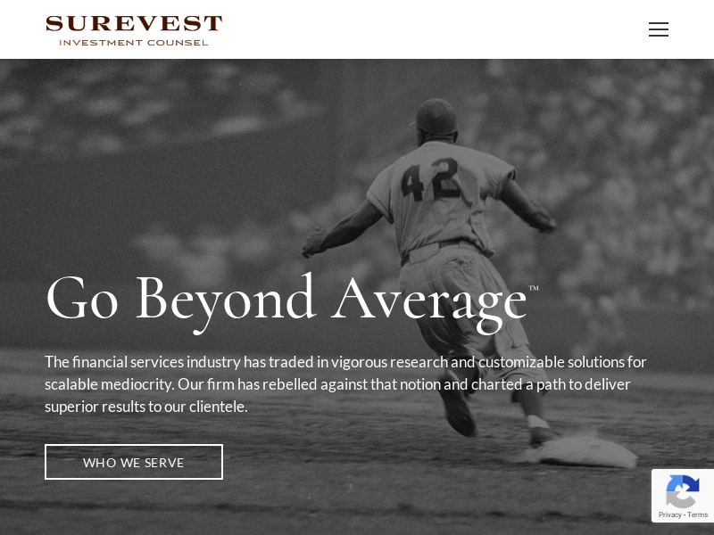 Surevest Investment Counsel | Go Beyond Average