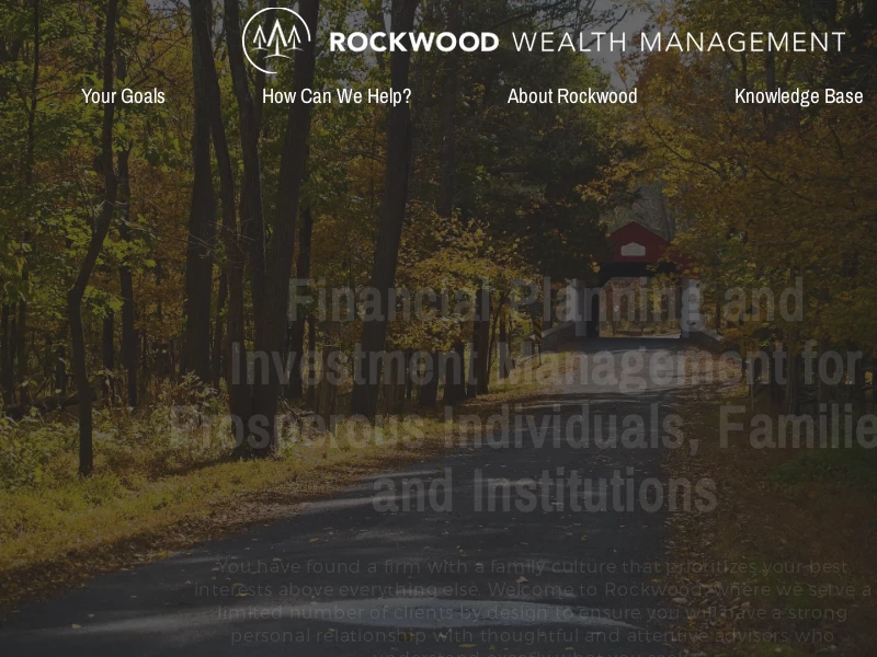 Wealth Management | New Hope, PA | Rockwood Wealth Management