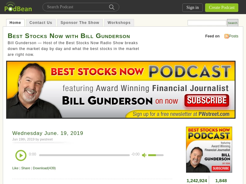 Best Stocks Now with Bill Gunderson | a podcast by Bill Gunderson