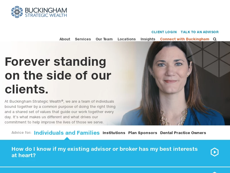 Fiduciary Wealth Management & Advising | Buckingham Strategic Wealth