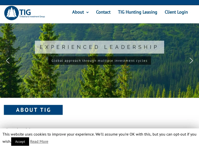 TIG – Timberland Investment Group