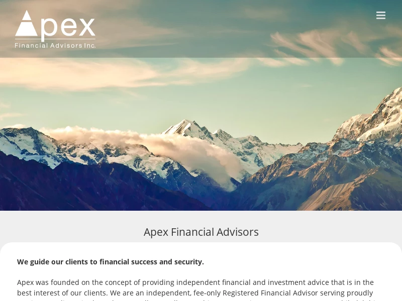 Apex Financial Advisors-Yardley PA