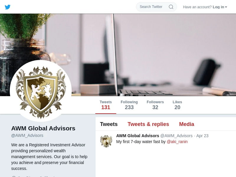 AWM Global Advisors (@AWM_Advisors) | Twitter