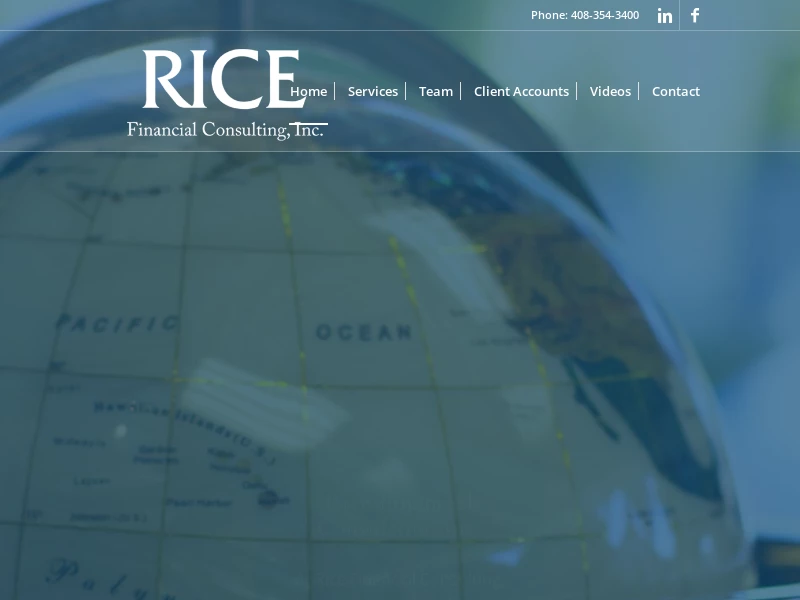 Rice Financial Consulting, Inc. | Los Gatos Ca.