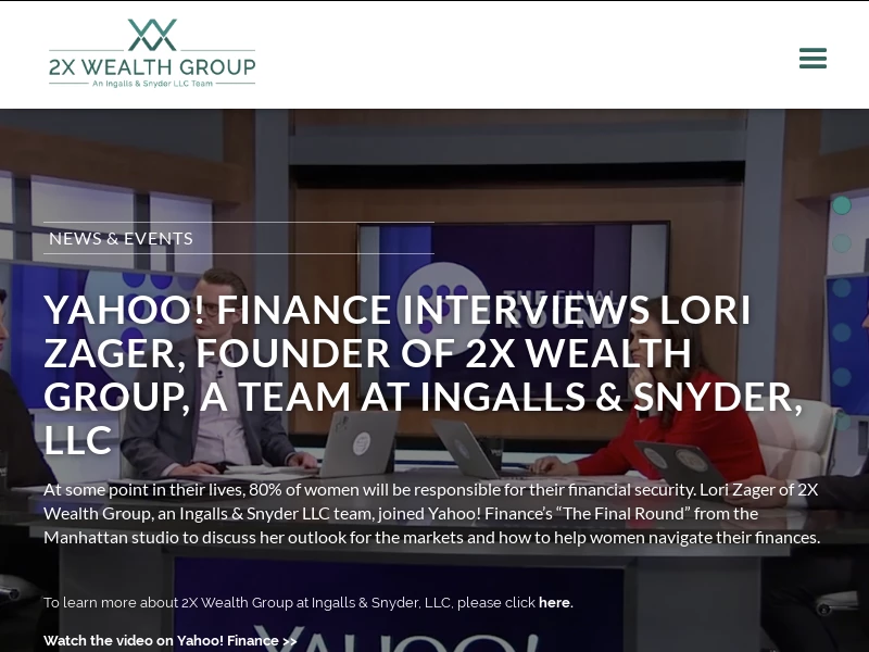 2X Wealth Group - Investment Management for Women by Women