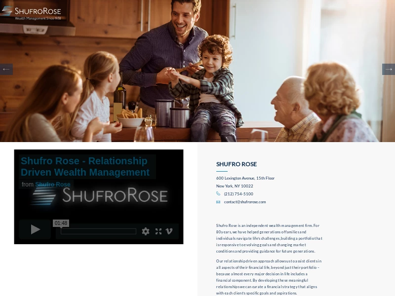 ShufroRose Wealth Management