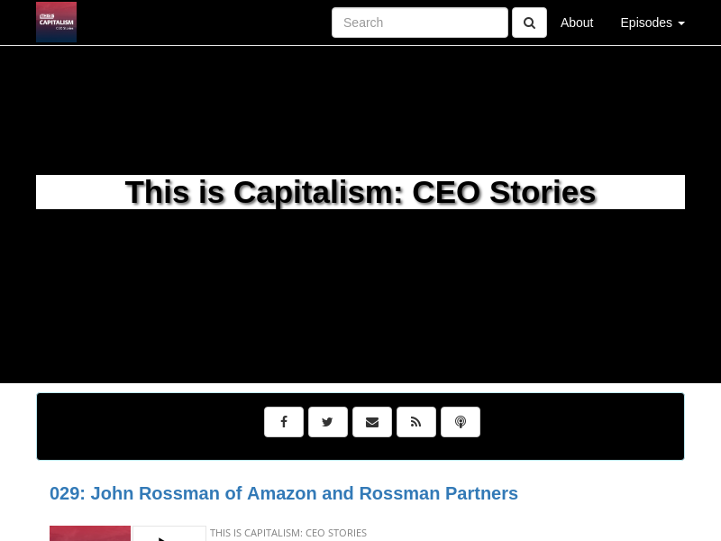 This is Capitalism:  CEO Stories