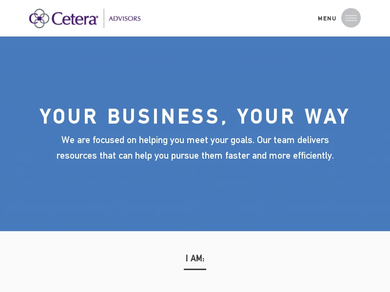 Cetera Advisors | Client | Cetera