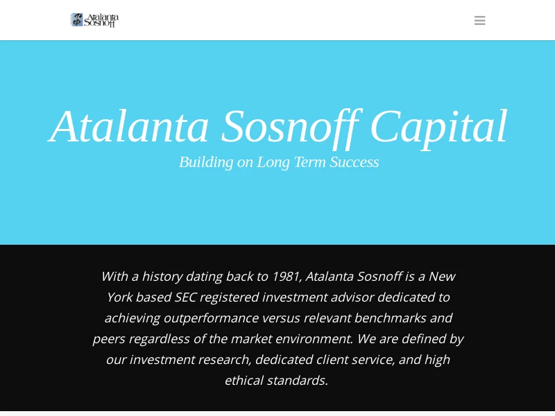 Home - Atalanta Sosnoff Capital