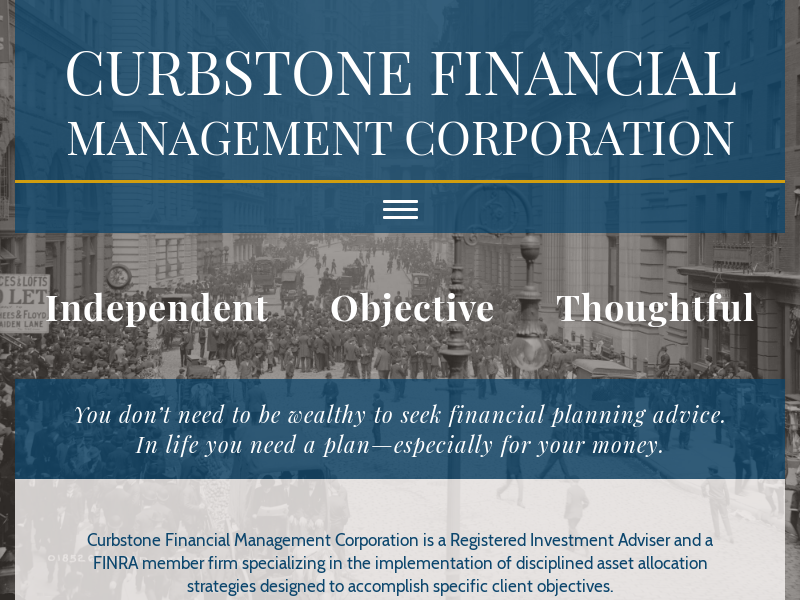 Curbstone Financial Management Corporation