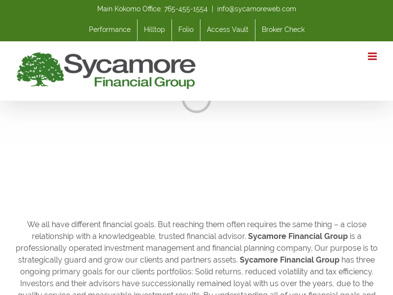 Investment Management Team - Sycamore Financial Group