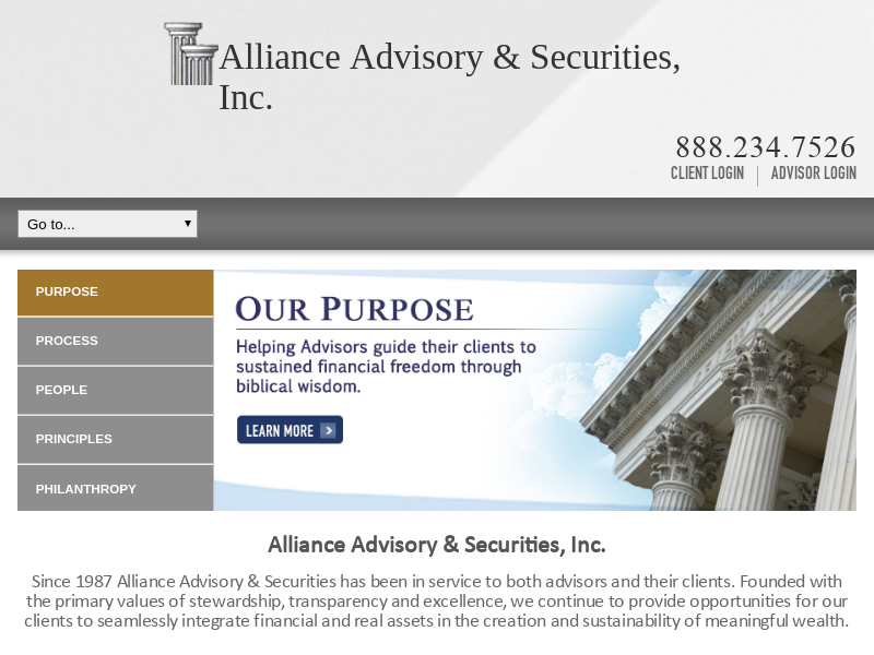 Alliance Advisory & Securities, Inc.
