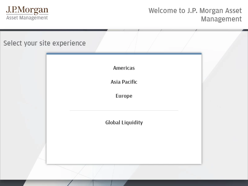 Home | US Financial Professionals | J.P. Morgan Asset Management