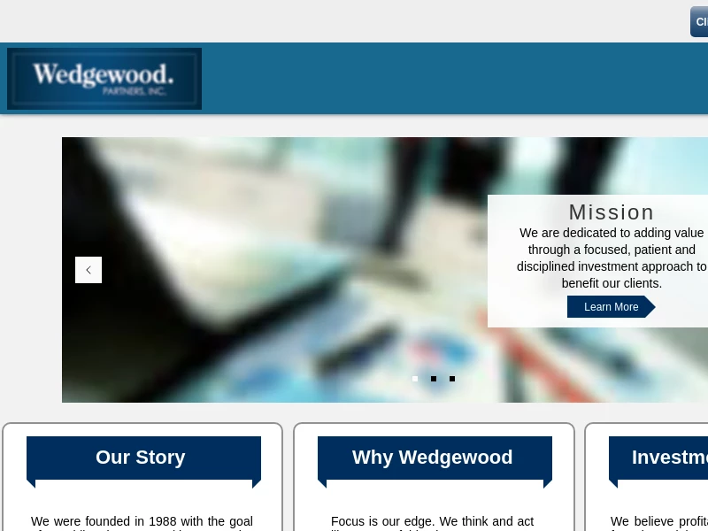 Wedgewood Partners | Investment Advisor | Large Cap Focused Growth & SMID Cap Growth