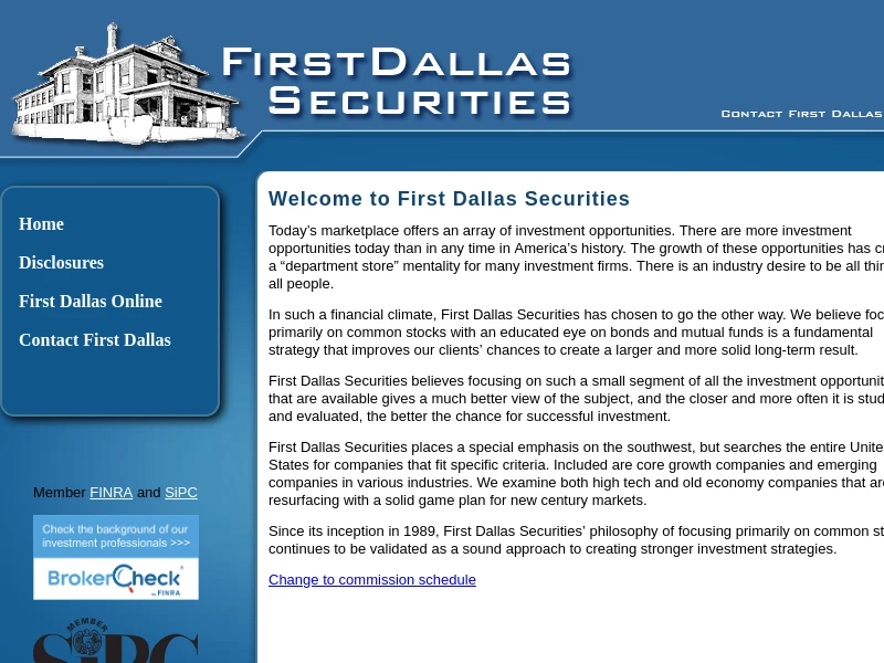 - First Dallas Securities