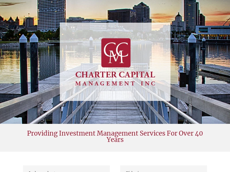 Milwaukee Area Investment Management Firm | Charter Capital Management