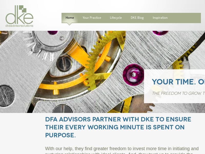 DKE Advisor Solutions | Your Time. On Purpose.