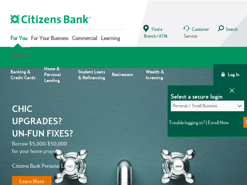 Citizens Bank | Personal & Business Banking, Student Loans, & Retirement