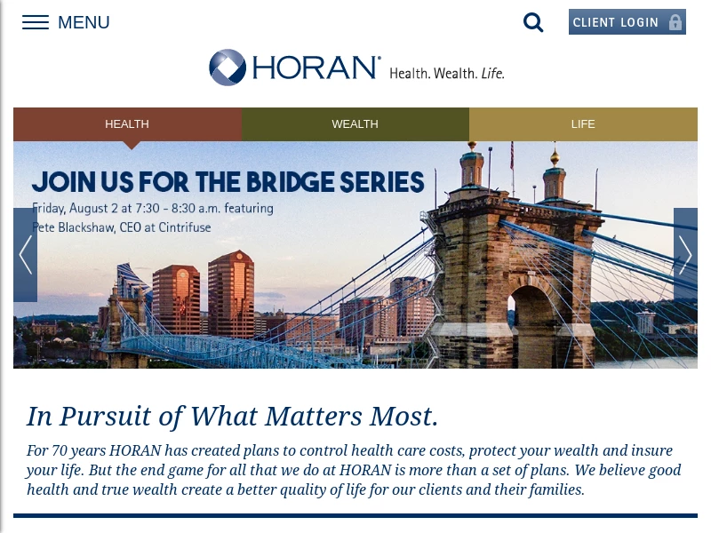 Wealth Management, Financial Planning, Life Insurance & Health Benefits | HORAN