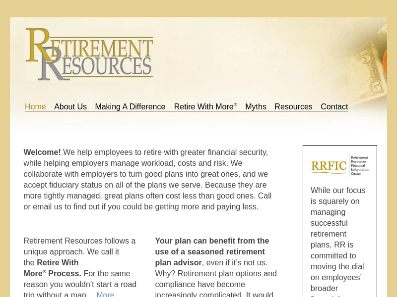 Home | Retirement Resources