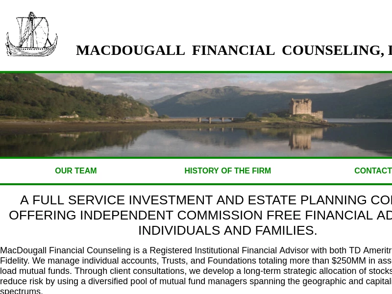 MACDOUGALL FINANCIAL COUNSELING, LLC