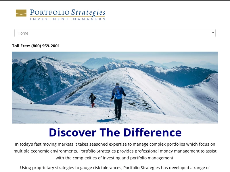 Portfolio Strategies Investment Managers