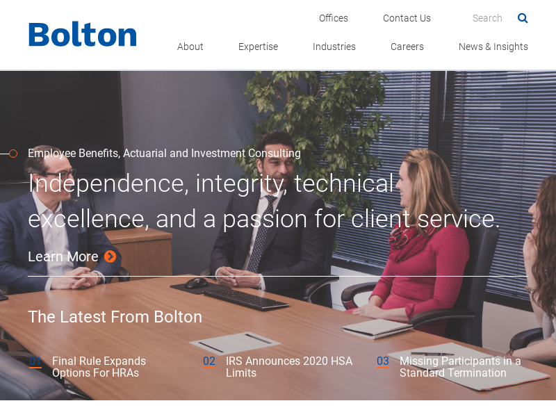 Bolton – Employee Benefits, Actuarial and Investment Consulting