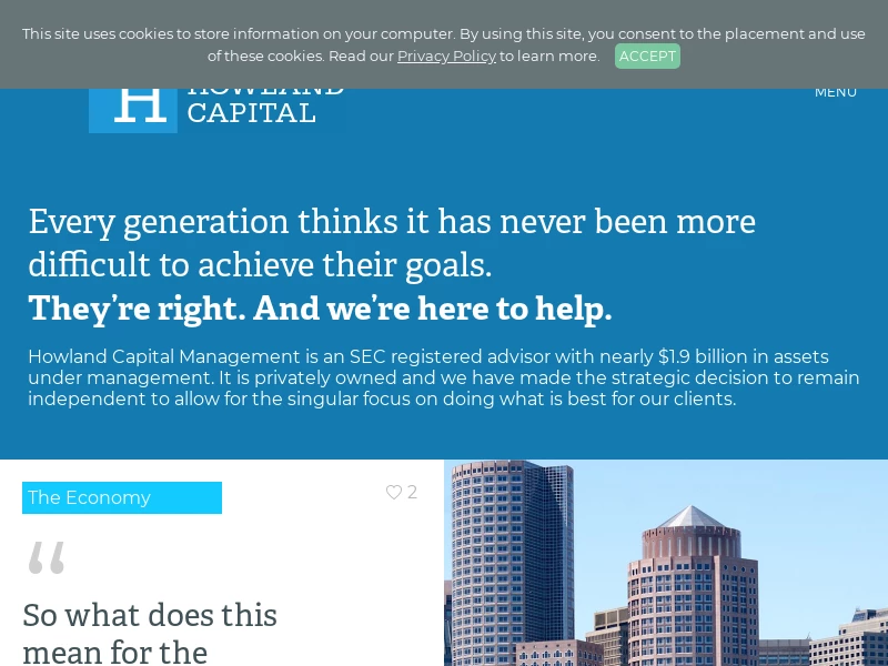 Homepage - Howland Capital