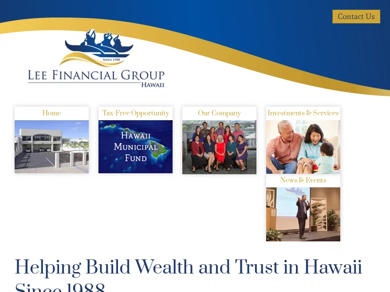 Lee Financial - Helping Build Wealth and Trust in Hawaii