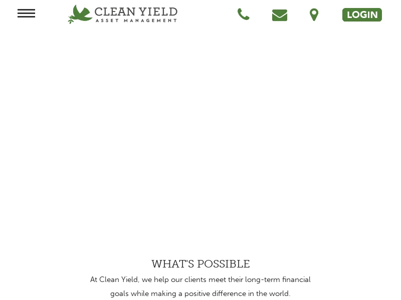 Home - Clean Yield