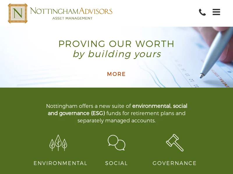 Nottingham Advisors Asset Management | Financial Services