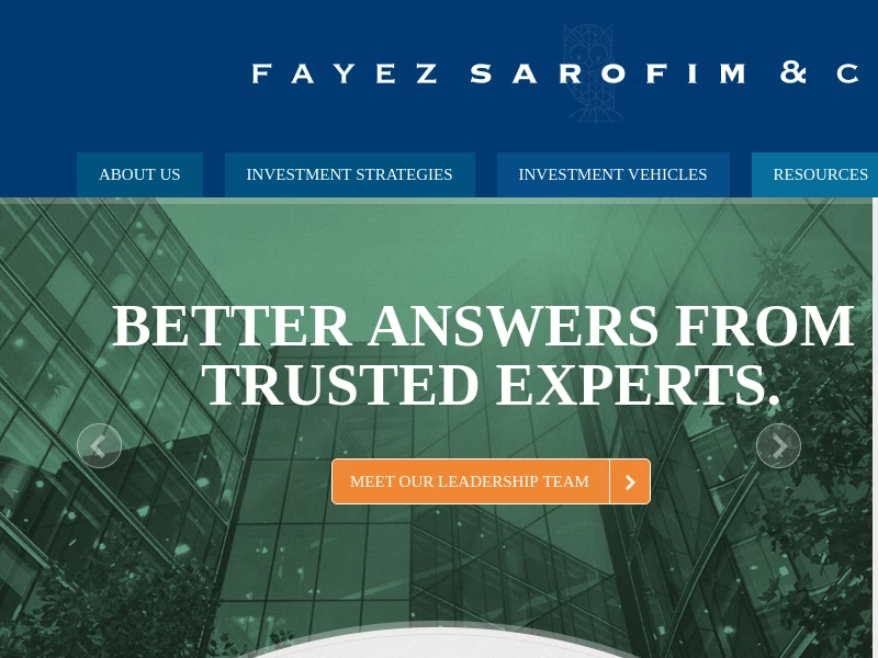 Investment Managers | Fayez Sarofim & Co.