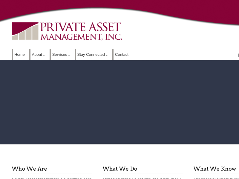 Private Asset Management | Wealth Management Firm | Thinking globally, investing locally.