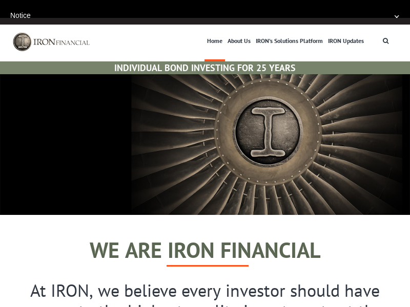Home Page - IRON Financial
