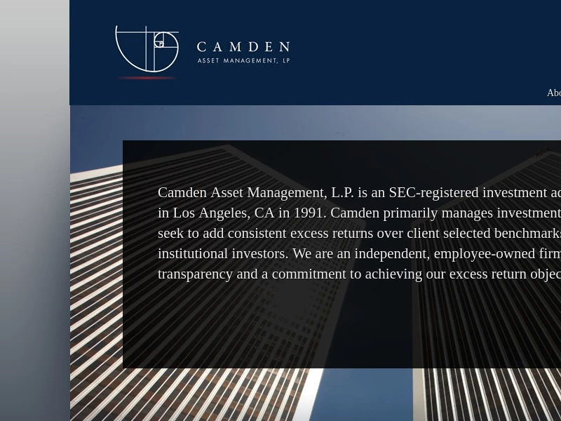 Camden Asset Management, LP