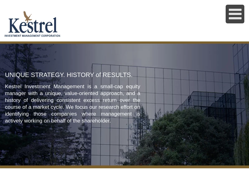 Kestrel Investment Management - Home