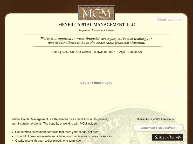 Home - Meyer Capital Management