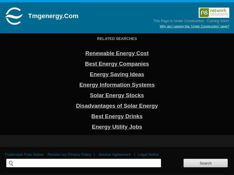 The domain name tmgenergy.com is for sale | Dan.com